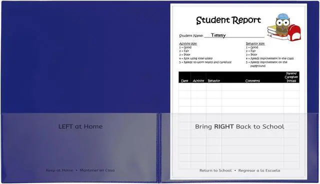 Alt view image 9 of 19 - C-Line Classroom Connector Folders 9"x11-3/4" 25/BX Blue 32005