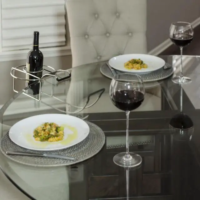 Alt view image 5 of 11 - C-Line Wine By Your Side Steel Frame/Red Wine Adapter/Ice Bucket 161.06" cu Stainless Steel