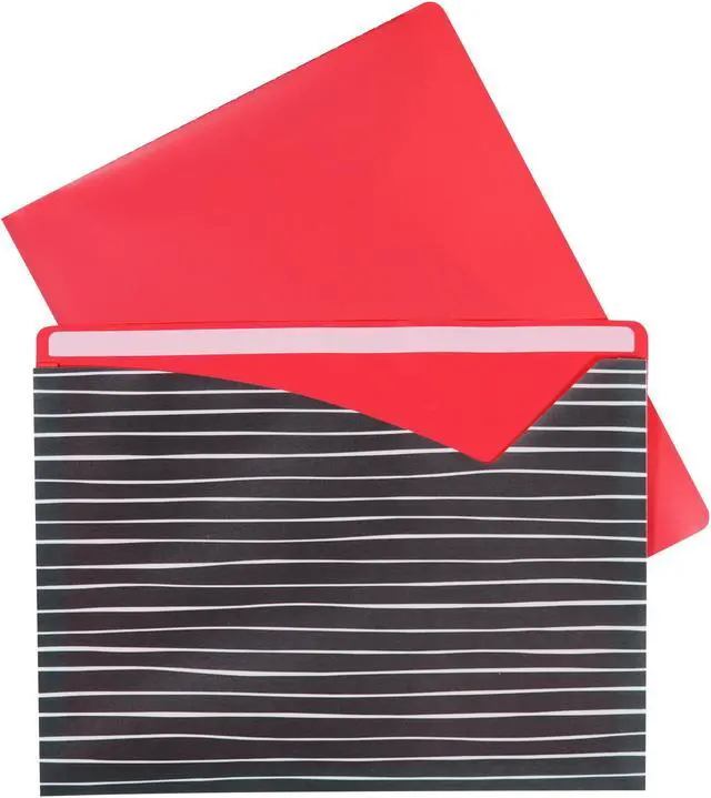 Alt view image 8 of 20 - C-Line Write-On Fashion Poly File Jackets Letter Polypropylene Assorted 6/PK