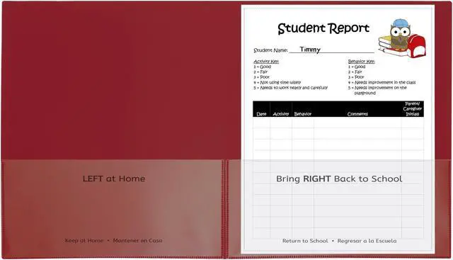 Alt view image 11 of 19 - C-Line Classroom Connector Folders 9'x11-3/4" 25/BX Red 32004