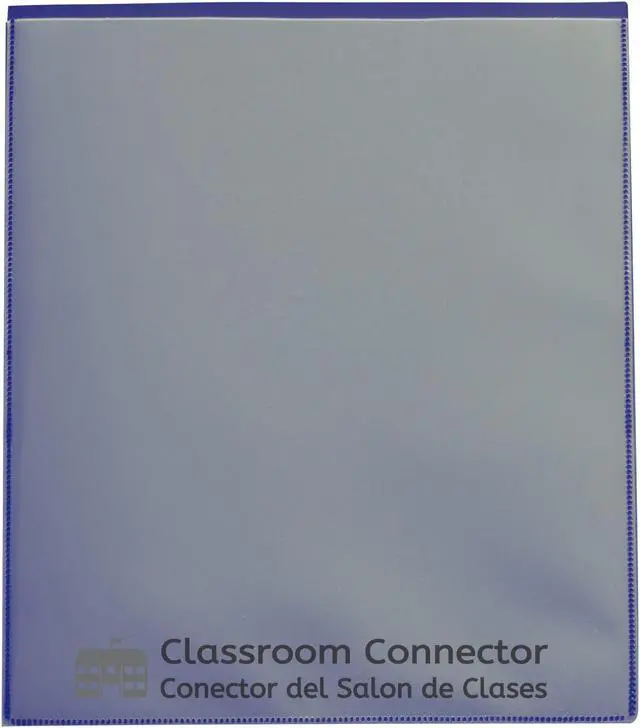 Alt view image 10 of 19 - C-Line Classroom Connector Folders 9"x11-3/4" 25/BX Blue 32005