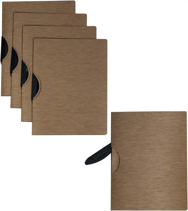 Alt view image 4 of 16 - C-Line Report Cover Swing Clip 9"Wx11-3/4"Lx1-1/4"H 5/PK Bronze 33316