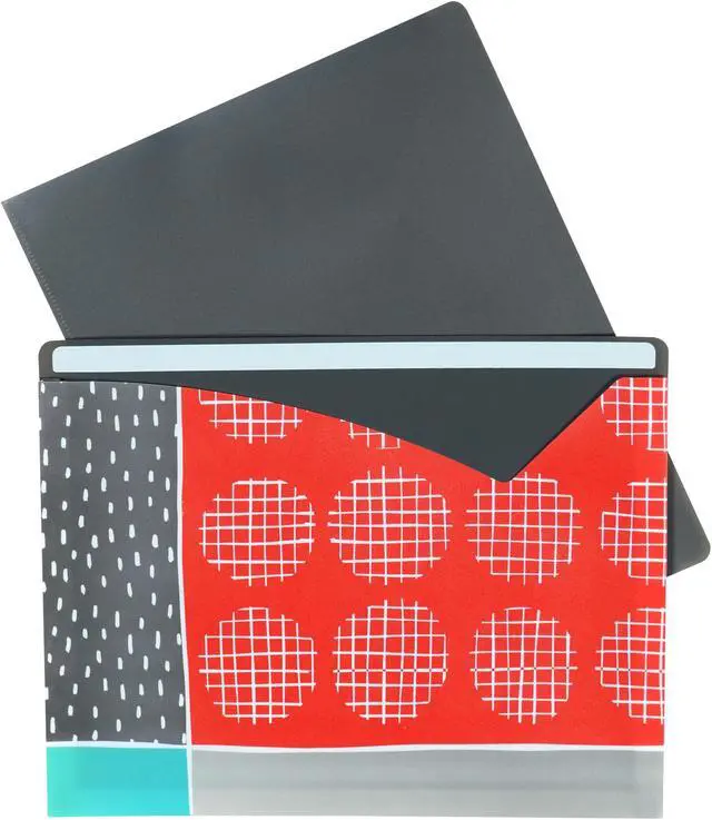 Alt view image 9 of 20 - C-Line Write-On Fashion Poly File Jackets Letter Polypropylene Assorted 6/PK