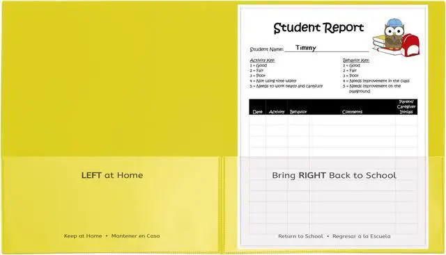 Alt view image 11 of 20 - C-Line Classroom Connector Folders 9"x11-3/4" 25/BX Yellow 32006
