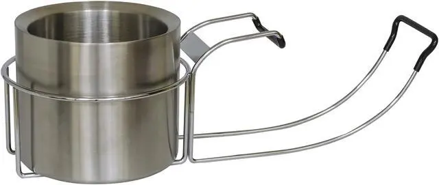Alt view image 3 of 11 - C-Line Wine By Your Side Steel Frame/Red Wine Adapter/Ice Bucket 161.06" cu Stainless Steel