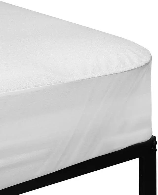 Alt view image 11 of 12 - Capri Comfortable Sleep Premium Fitted 100% Waterproof-Hypoallergenic Vinyl Free Mattress Protector - Breathable Fabric Surface, King