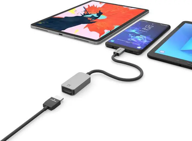 Alt view image 10 of 10 - EZQuest USB-C to HDMI 4K, 60Hz Adapter Space Gray - X40016