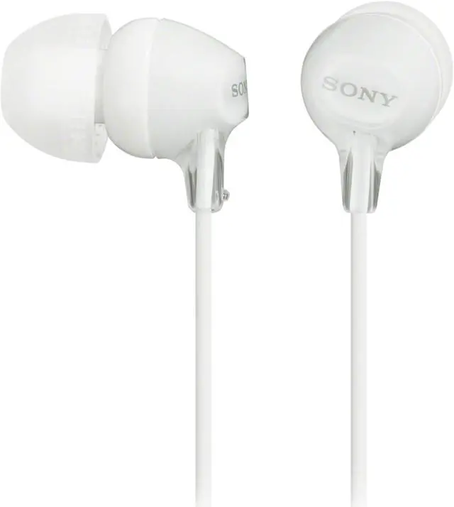 Alt view image 9 of 13 - Sony Fashion Color EX Series Earbuds - Stereo - Mini-phone - Wired - White