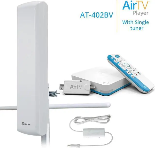 Alt view image 4 of 10 - Antop Antenna - AT-402BV - ANTOP Big Boy AT-402BV Outdoor HDTV Antenna | Smartpass Amplified - Upto 75 Mile Range - UHF,