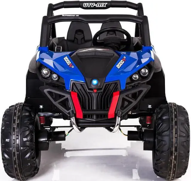 Alt view image 6 of 7 - Mini Moto UTV 4x4 12v Blue (2.4ghz RC)