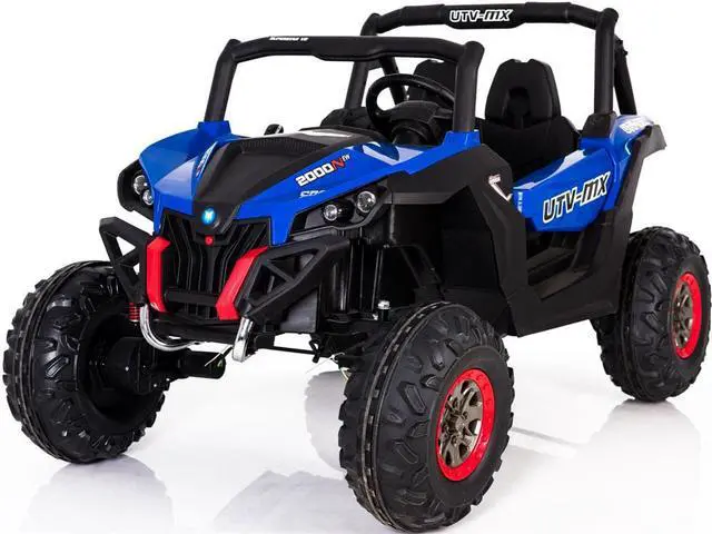 Alt view image 3 of 7 - Mini Moto UTV 4x4 12v Blue (2.4ghz RC)