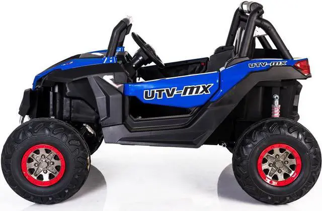 Alt view image 4 of 7 - Mini Moto UTV 4x4 12v Blue (2.4ghz RC)