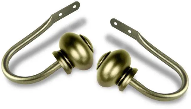 Main image of Carl Curtain Rod Holdback - Antique Gold