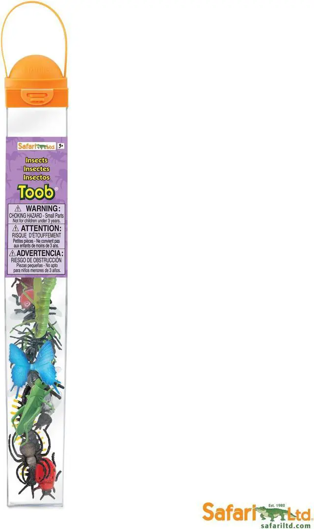 Alt view image 3 of 3 - Toobs Insects Safari Ltd Set Educational Kids Toy Figure