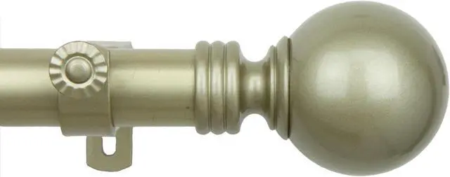 Main image of Round Curtain Rod 1 inch 160-240 inch - Gold
