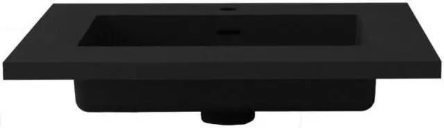 Alt view image 3 of 6 - VIVA Stone 24" Matte Black - Solid Surface Countertop