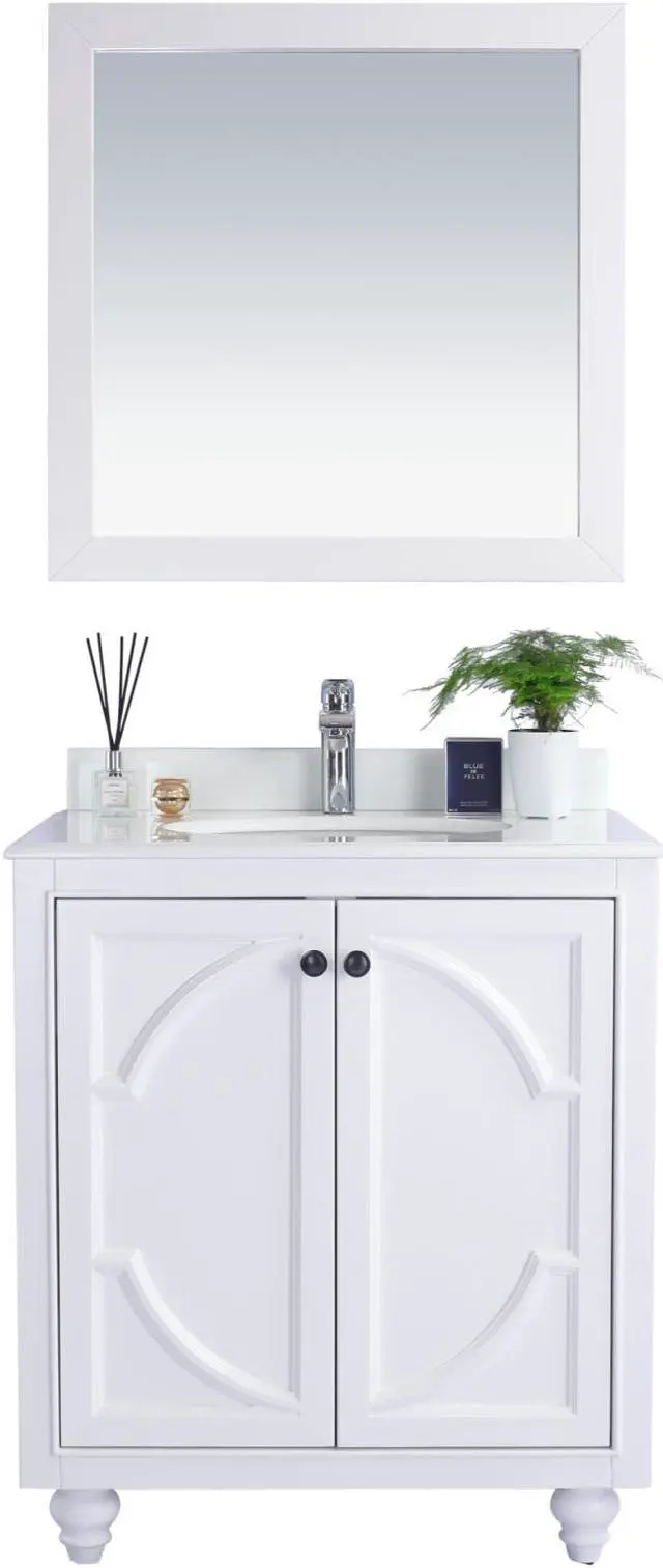 Main image of Odyssey - 30 - White Cabinet + Pure White Phoenix Stone Countertop