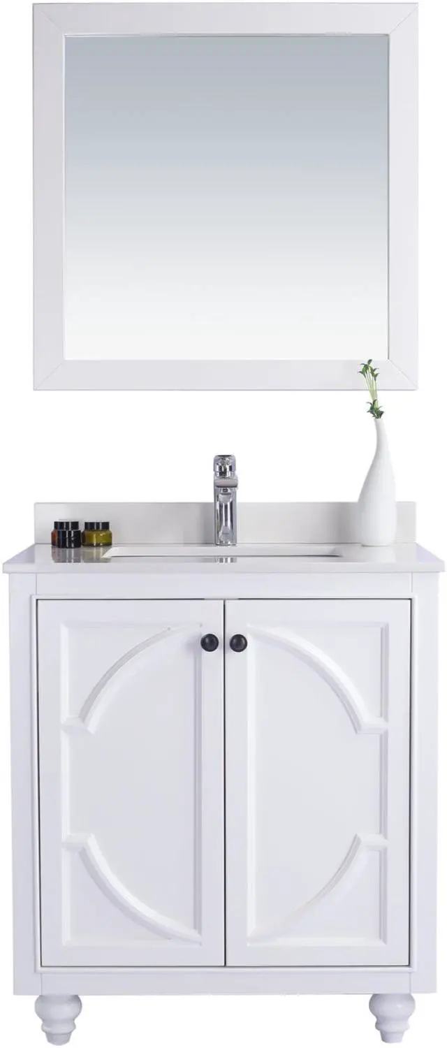 Main image of Odyssey - 30 - White Cabinet + White Quartz Countertop