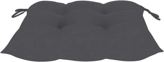 Alt view image 5 of 12 - vidaXL Rocking Chair with Anthracite Cushion Solid Teak Wood