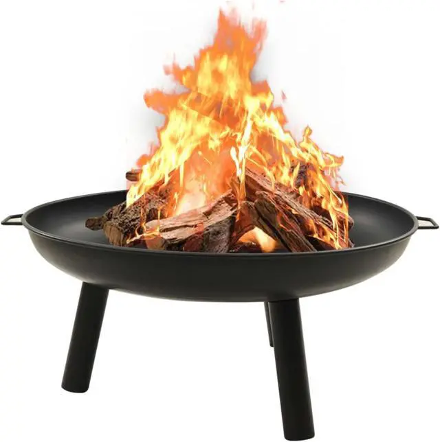 Alt view image 6 of 15 - vidaXL Fire Pit Fireplace for Camping Picnic Firebowl Outdoor Patio Steel