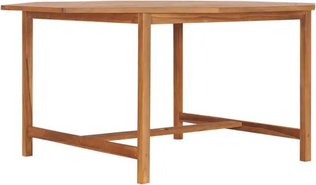 Main image of vidaXL Garden Table 59.1"x59.1"x29.5" Solid Teak Wood