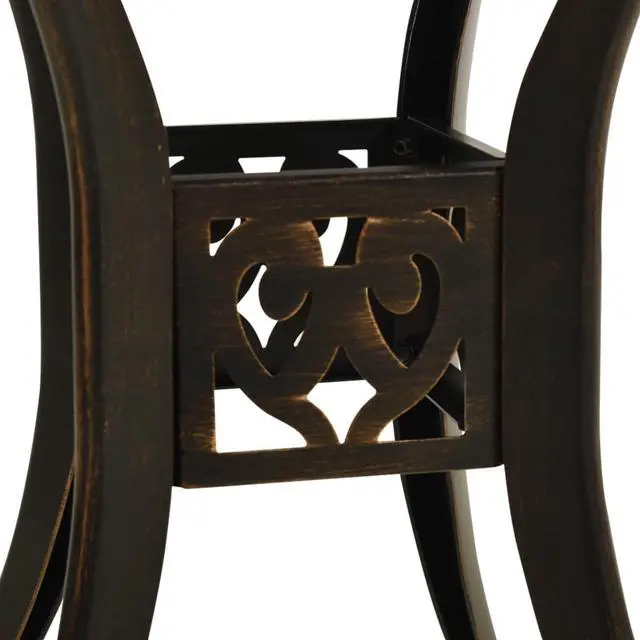 Alt view image 10 of 13 - vidaXL Patio Table Outdoor Dining Table Garden Porch Furniture Cast Aluminum