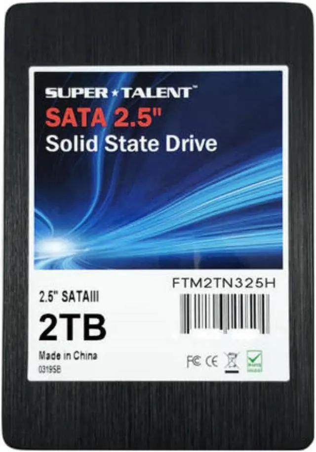 Alt view image 2 of 3 - Super Talent TeraNova 2TB 2.5 inch SATA3 Solid State Drive (3D TLC)