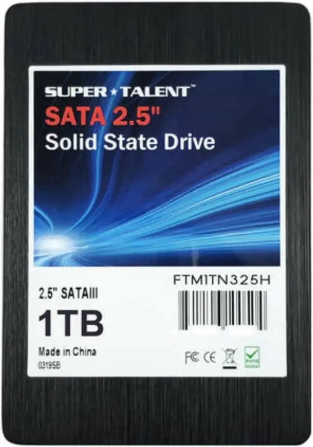 Alt view image 6 of 9 - Super Talent TeraNova 1TB 2.5 inch SATA3 Solid State Drive (TLC)