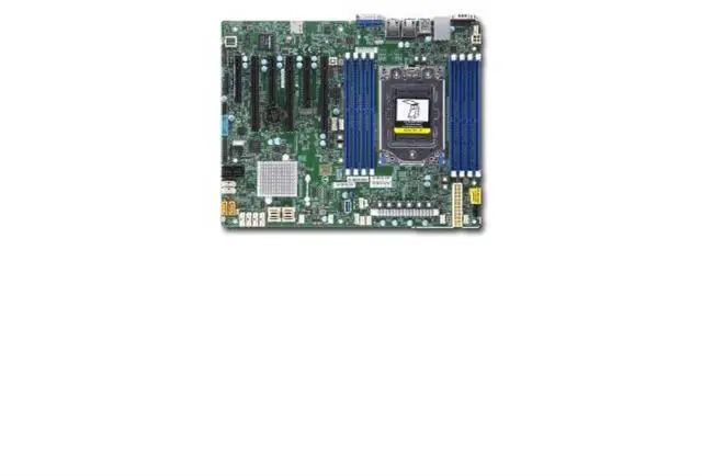 Alt view image 3 of 5 - Supermicro H11SSL-NC-B Socket SP3/ System on Chip/ DDR4/ SATA3&SAS3&USB3.0/ V&2GbE/ ATX Motherboard