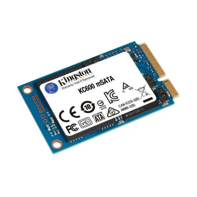 Alt view image 2 of 20 - Kingston 512G SSD KC600 SATA3 MSATA