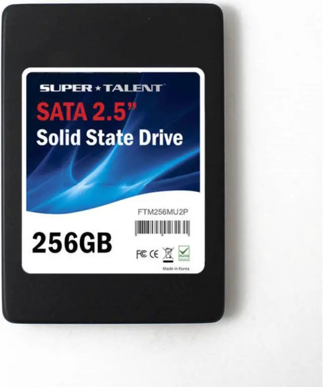 Alt view image 2 of 5 - Super Talent DuraDrive AT7 256GB 2.5 inch SATA3 Solid State Drive (MLC)