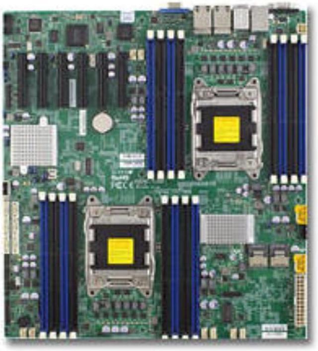 Alt view image 4 of 8 - SUPERMICRO X9DRD-7LN4F-B Supermicro X9DRD-7LN4F-B Dual LGA2011 Intel C602J DDR3 SATA3 and SAS V and 4GbE EATX Server Motherboard