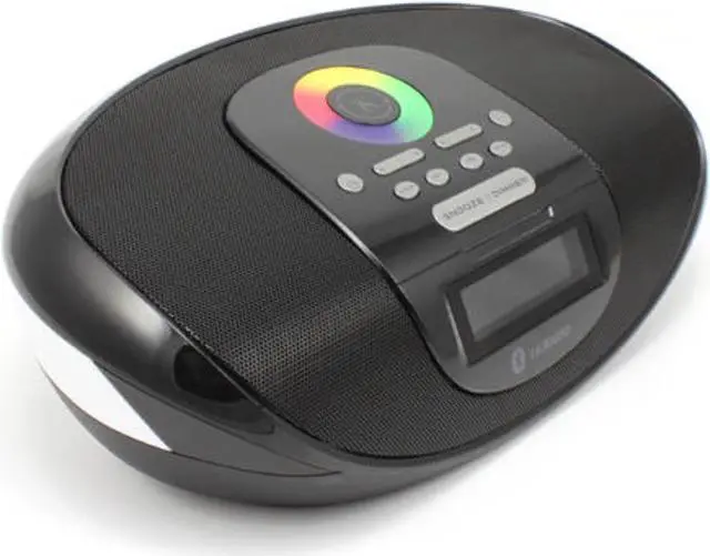 Alt view image 2 of 5 - IMICRO BT009-BLACK BT009 Radio Clock Bluetooth Speaker w Calendar Display  and  Touch Sensor (Black)