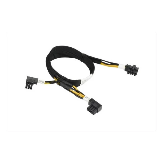 Alt view image 4 of 4 - Supermicro CBL-PWEX-0790 57cm 8-Pin Right Angle CPU to 8-Pin + 6-Pin Right Angle PCIe GPU Cable For Geforce 1