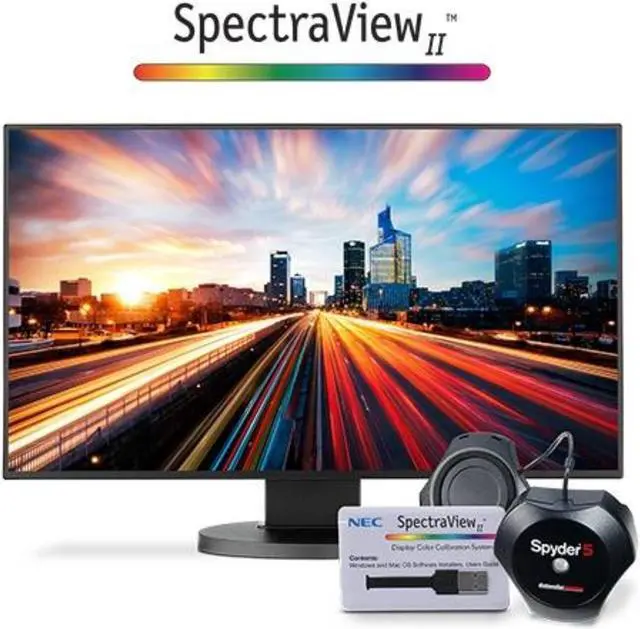 Alt view image 9 of 16 - NEC EX241UN-BK-SV Multisync - Led Monitor - 24 Inch - 1920 X 1080 - Ah-Ips - 250 Cd/M2 - 1000:1 - 6 Ms - Hdmi, Dvi-D, Vga, Displayport - Speakers - Black