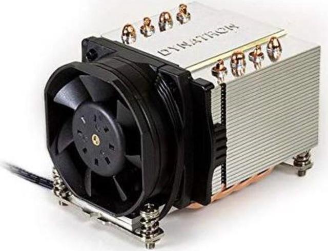 Alt view image 8 of 9 - Dynatron A24 AMD Socket AM4 Aluminum Stacked Fin with Heat Pipes and PWM Fan for 2U