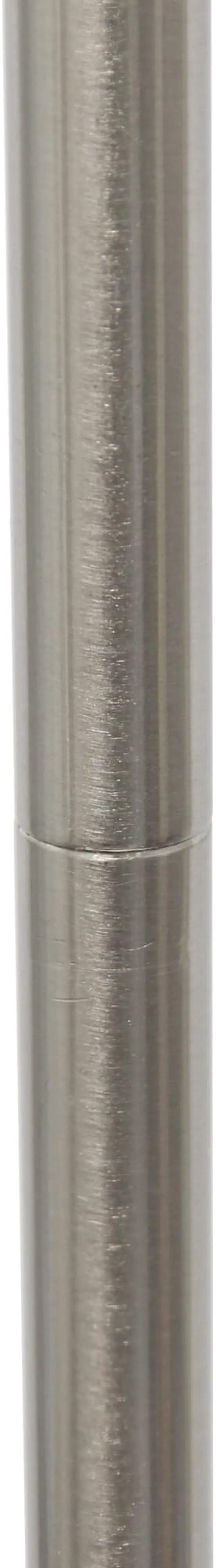 Alt view image 4 of 20 - Simple Designs Brushed NIckel Drum Shade Floor Lamp, Gray