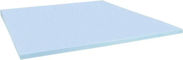 Alt view image 15 of 20 - Capri Comfortable Sleep 2 inch Cool Gel Memory Foam Mattress Topper - King