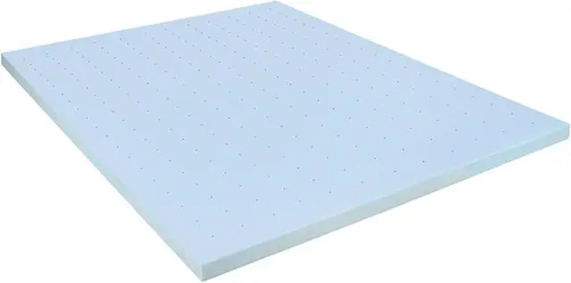 Alt view image 8 of 13 - Capri Comfortable Sleep 3 inch Cool Gel Memory Foam Mattress Topper - Queen
