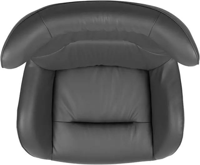 Alt view image 3 of 9 - Gray LeatherSoft Swivel Wing Chair
