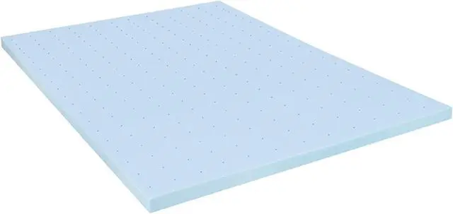 Alt view image 8 of 12 - Capri Comfortable Sleep 2 inch Cool Gel Memory Foam Mattress Topper - Full