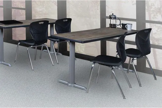 Alt view image 2 of 9 - Andy 18" Stack Chair (20 pack)- Black