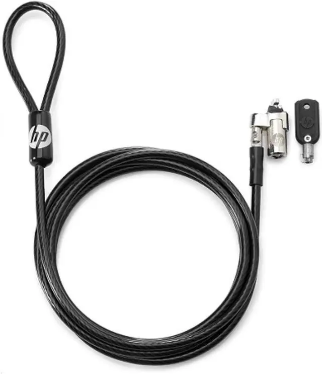 Alt view image 7 of 13 - HP Keyed Cable Lock, 10 mm (T1A62AA)