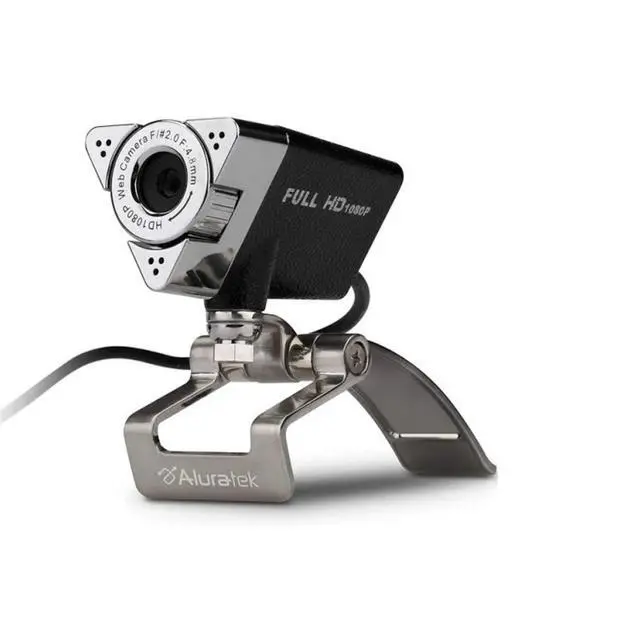 Alt view image 13 of 20 - Aluratek AWC01F Video Conferencing Camera - 2 Megapixel - 30 fps - Black - USB 2.0 - 15 Megapixel Interpolated - 1920 x 1080 Video - CMOS Sensor - Manual Focus - Microphone - Notebook, Computer