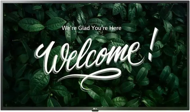 Alt view image 3 of 3 - LG 50US340C0UD 50" US340C Series UHD Commercial TV with HDR10, USB Cloning & Auto Playback, Customizable Welcome Screen, Certified Crestron Connected and Scheduler