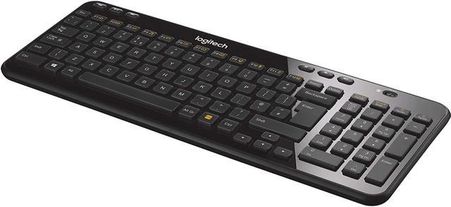Alt view image 5 of 9 - Logitech K360 920-004090 Glossy Black (French Canadian Layout) USB 2.0 RF Wireless Mini Keyboard