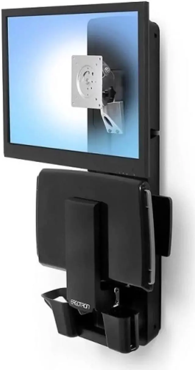Alt view image 8 of 11 - ERGOTRON 61-080-085 StyleView Sit-Stand Vertical Lift, Patient Room (Black)