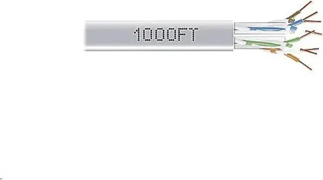 Alt view image 5 of 13 - Black Box EYN876A-PB-1000 CAT6 550-MHz Solid Bulk Cable - Unshielded, CMR Grade PVC, Gray, 1000 ft. Pull Box