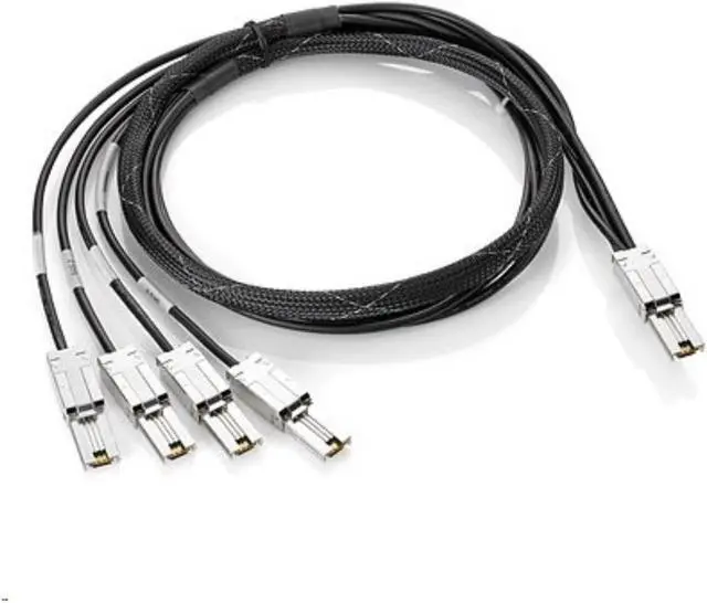 Alt view image 8 of 10 - HP Model AN975A  6.56 ft. Mini SAS Cable