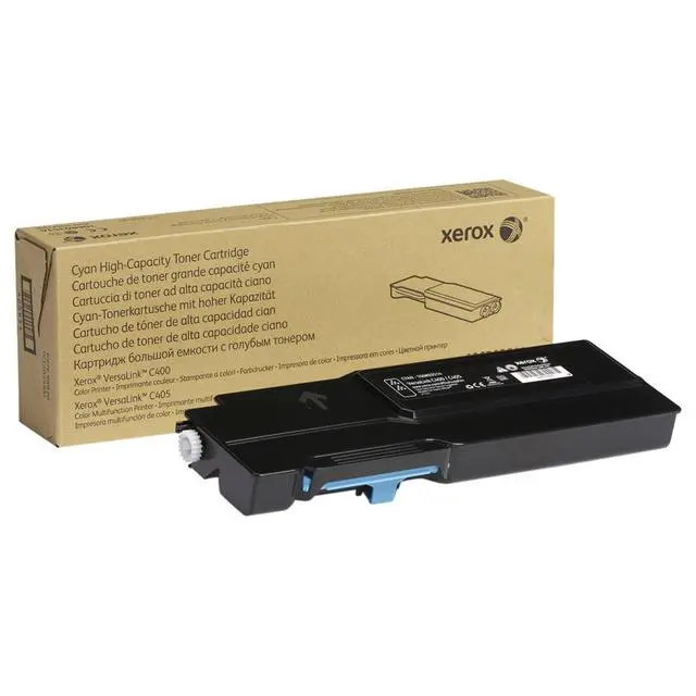 Alt view image 13 of 20 - Xerox 106R03514 High Yield Toner Cartridge - Cyan